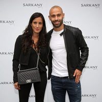 Fernanda Morello y Javier Mascherano en la inauguración de la tienda de Antonella Roccuzzo y Sofía Balbi