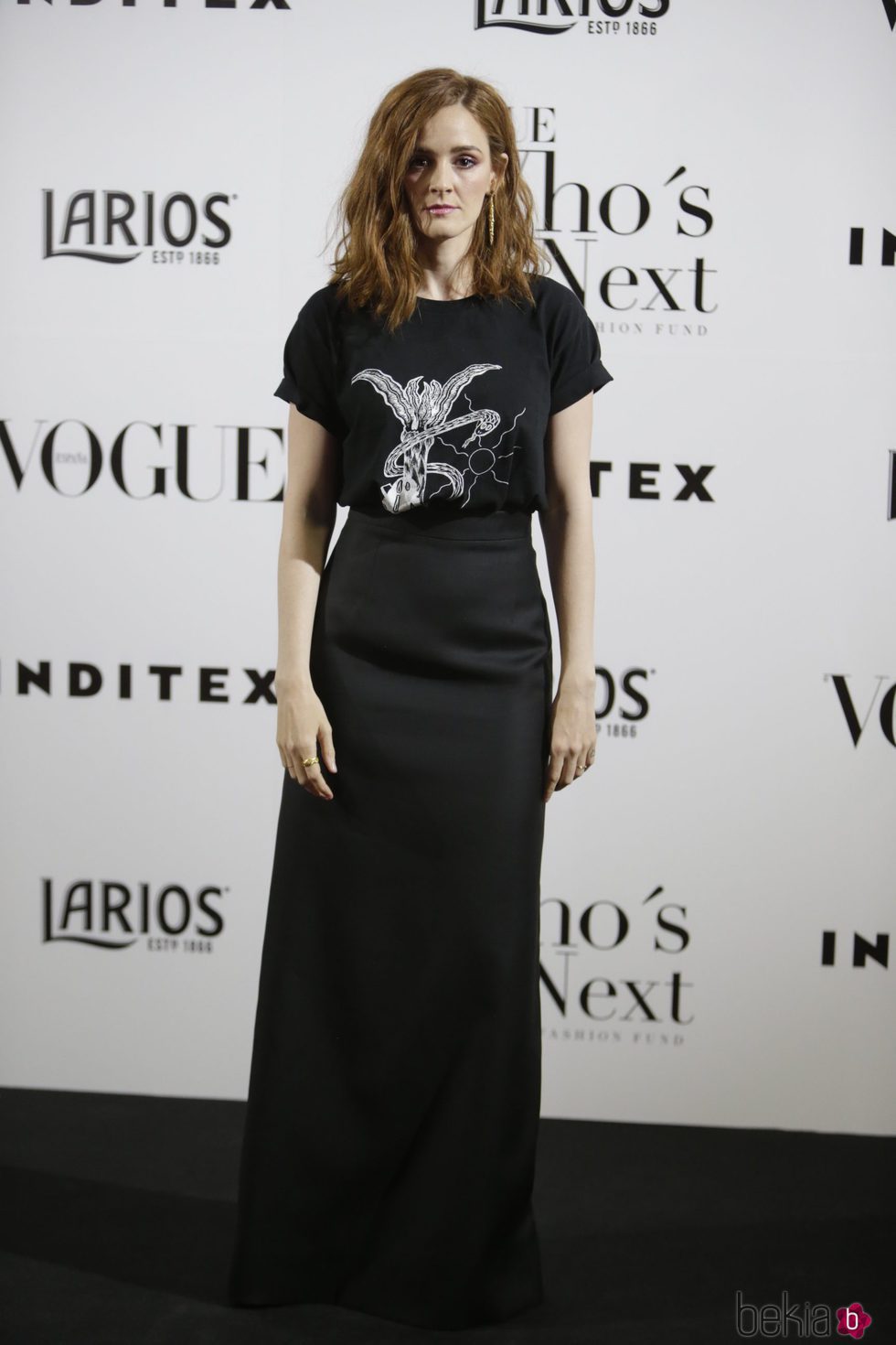 Ana Polvorosa en la fiesta Vogue Who's on next 2017