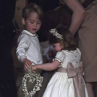 El Príncipe Jorge y la Princesa Carlota, vestidos para la boda de su tía Pippa Middleton