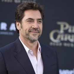 Javier Bardem en la presnetación de la quinta entrega de 'Piratas del Caribe'