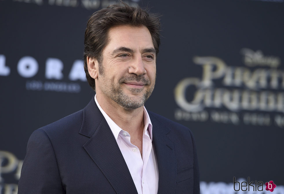 Javier Bardem en la presnetación de la quinta entrega de 'Piratas del Caribe'