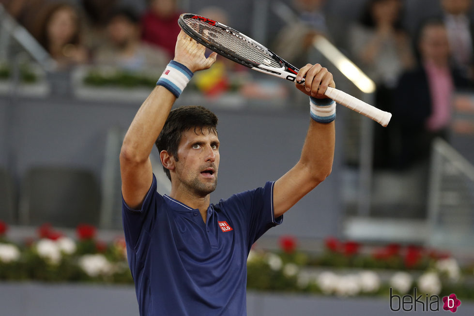 Novak Djokovic en el Mutua Madrid Open 2017