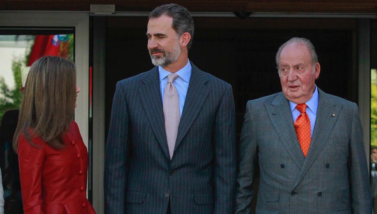 Los Reyes Felipe y Letizia y el Rey Juan Carlos en el 40 aniversario de la Fundación Reina Sofía