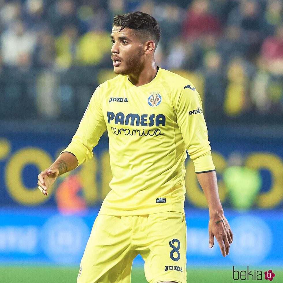 El futbolista Jona Dos Santos jugando uno de sus partidos con el Villarreal