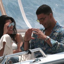 Kourtney Kardashian con su nueva pareja Younes Bendjima