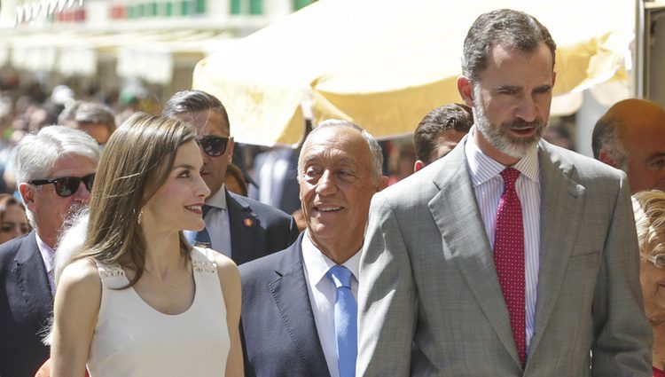 Los Reyes Felipe y Letizia en la inauguración de la Feria del Libro de Madrid 2017