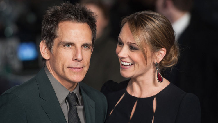 Ben Stiller y Christine Taylor en la premiere de 'Noche en el museo'