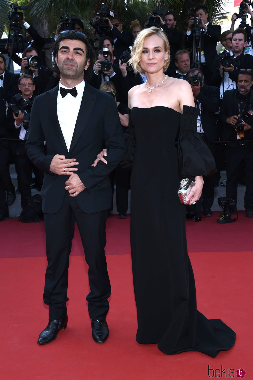 Diane Kruger y Fatih Akin en la gala de clausura de Cannes 2017