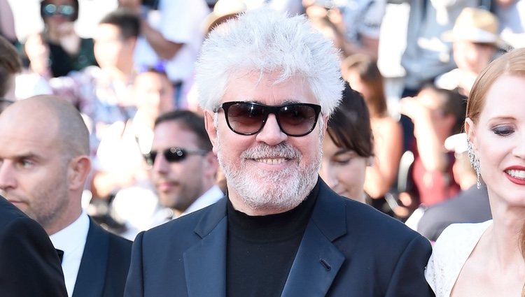 Pedro Almodóvar en la gala de clausura de Cannes 2017