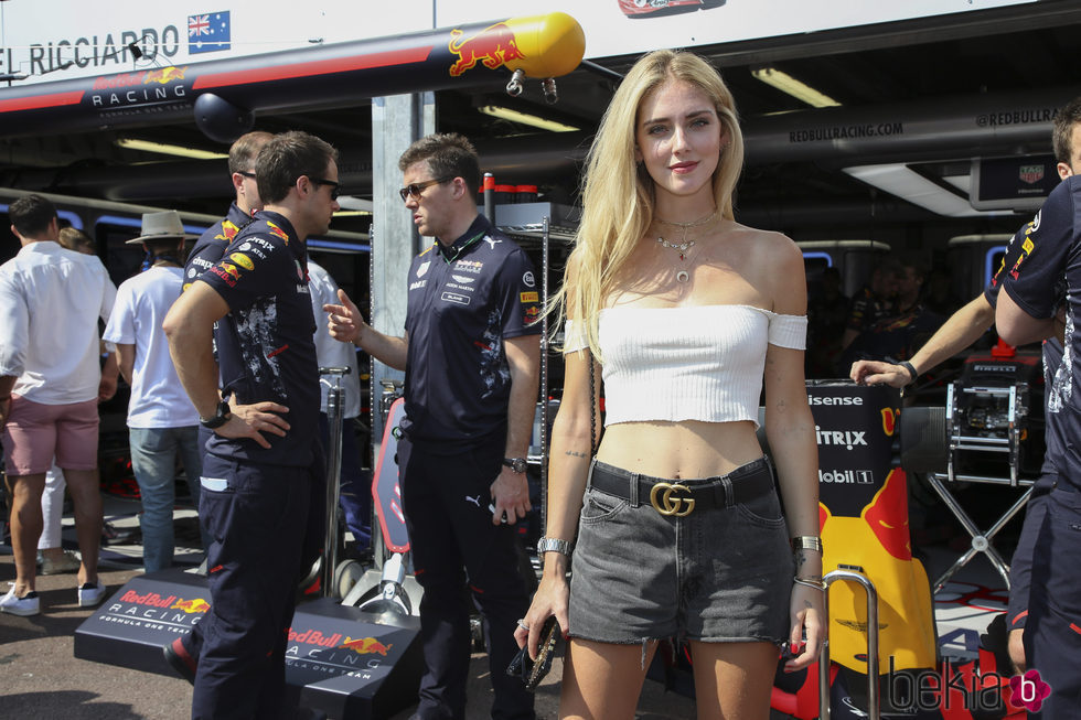 Chiara Ferragni en el GP de Mónaco 2017