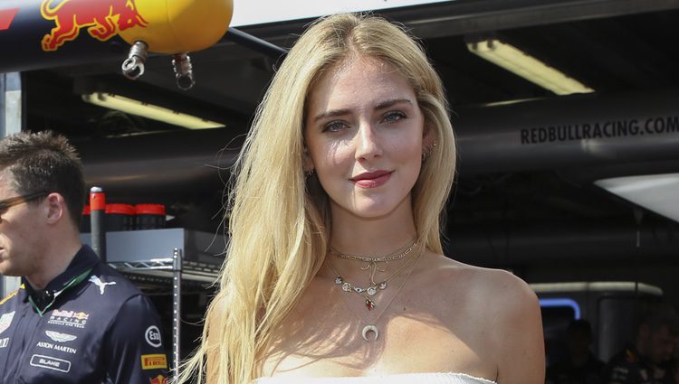 Chiara Ferragni en el GP de Mónaco 2017