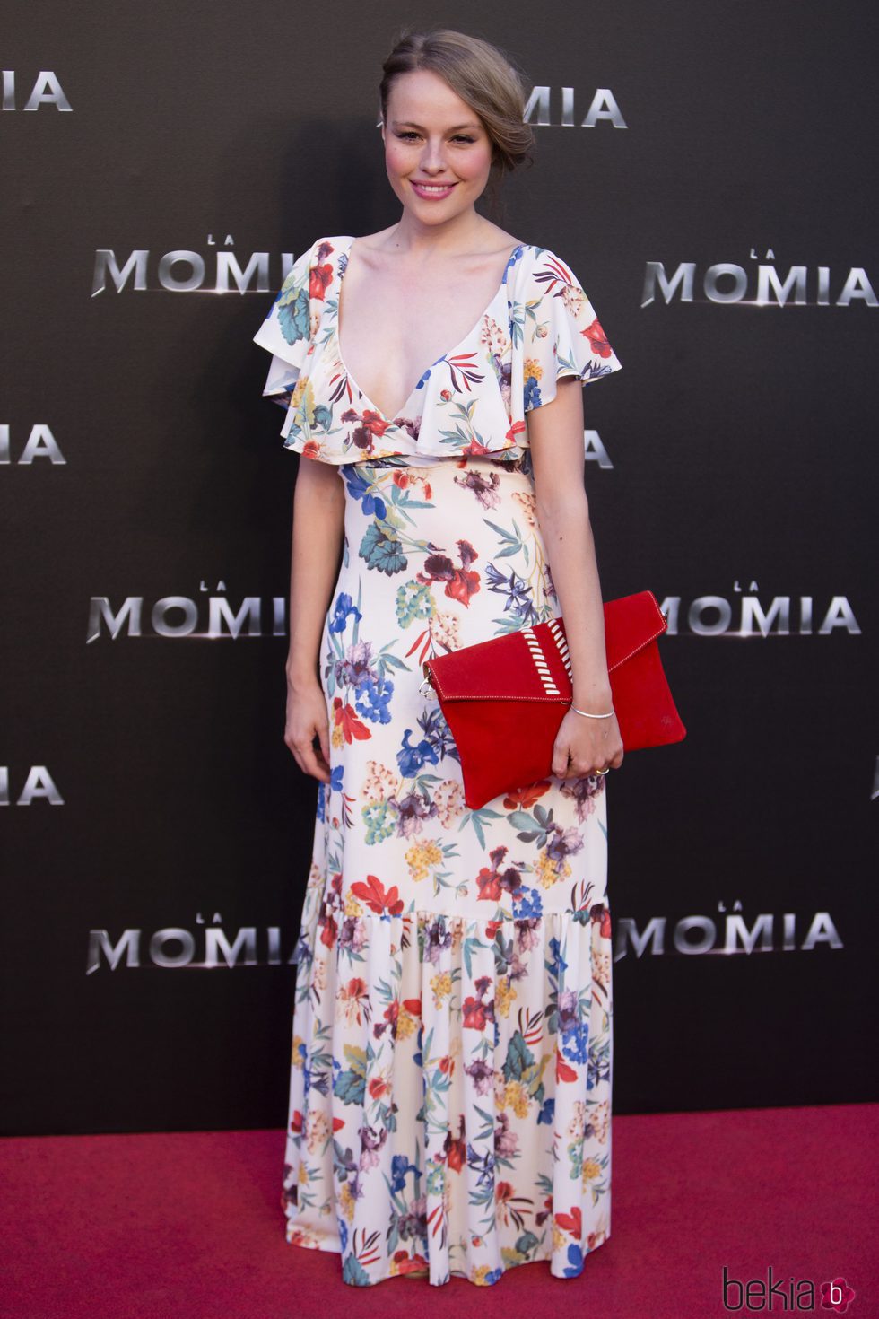 Esmeralda Moya en la presentación de 'La Momia' en Madrid