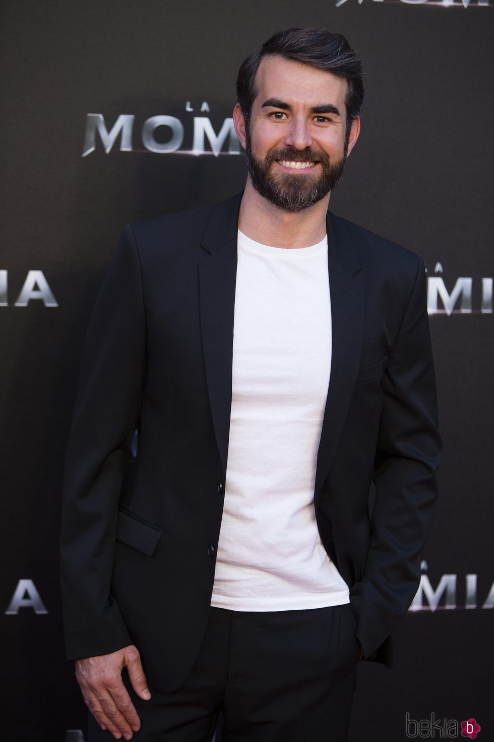 Daniel Muriel en la presentación de 'La Momia' en Madrid