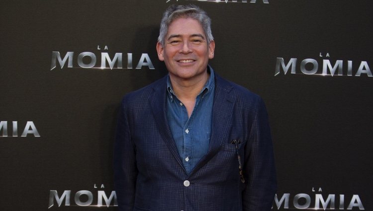 Boris Izaguirre en la presentación de 'La Momia' en Madrid