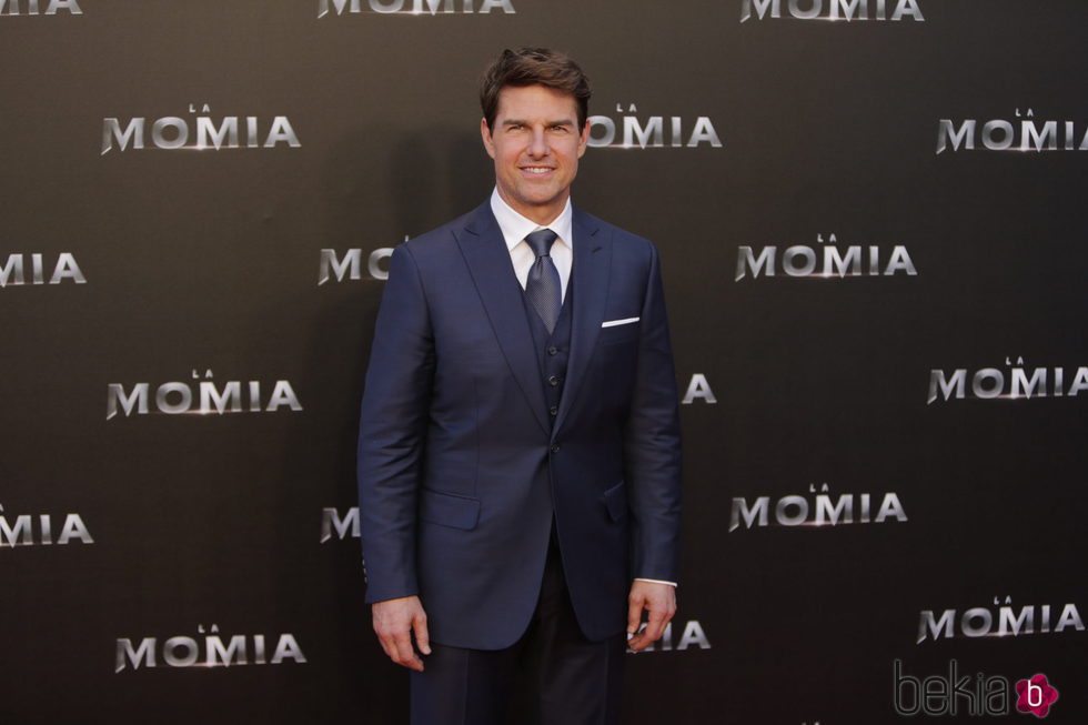 Tom Cruise en la presentación de 'La Momia' en Madrid