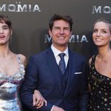 Sofia Boutella, Tom Cruise y Annabelle Wallis en la presentación de 'La Momia' en Madrid