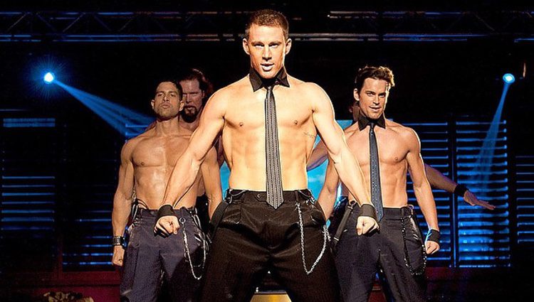 Channing Tatum, Matt Bomer y Adam Rodriguez en 'Magic Mike'