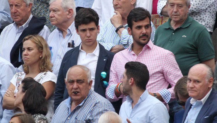 Froilán en los toros a pocos metros del Rey Juan Carlos