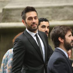 Dani Martínez y Julián López en la boda de Iker Muniain y Andrea Sesma en Bilbao