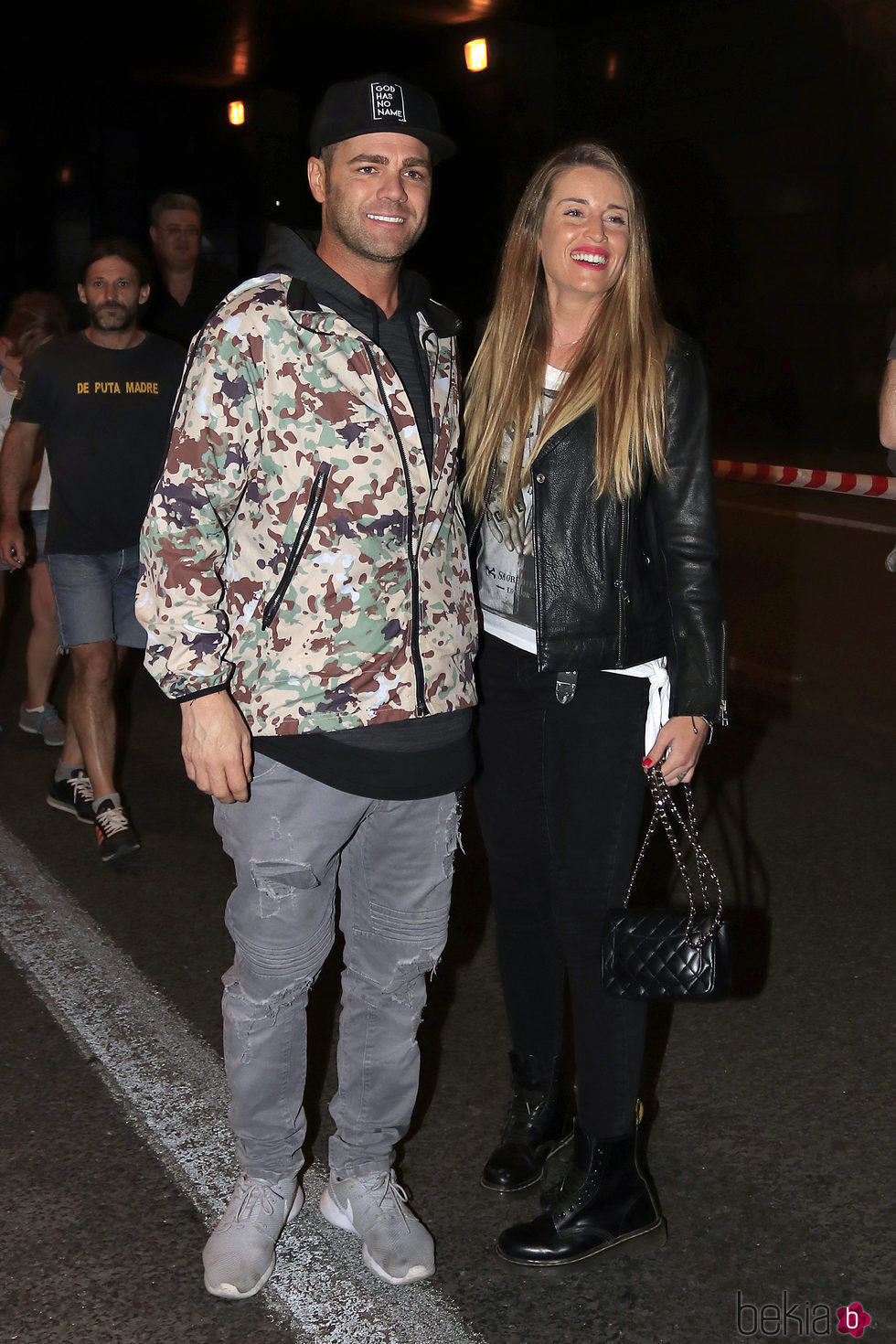 Fonsi Nieto y Marta Castro en el concierto de Guns N' Roses en Madrid