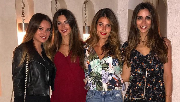 Laura Montero, Carlota Bertrán, Coral Simanovich y Melissa Jiménez en Marrakech