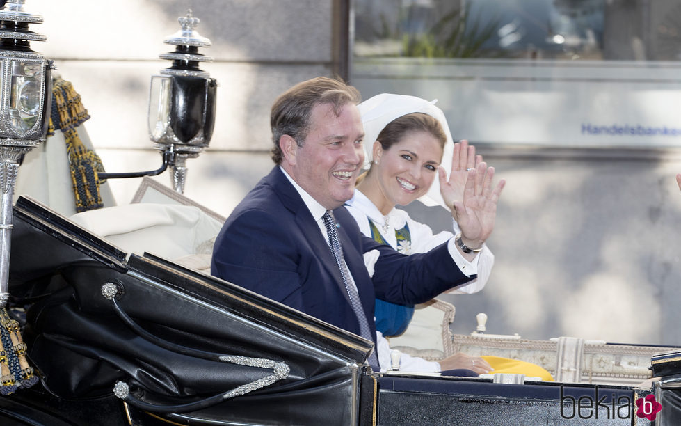 Magdalena de Suecia y Chris O'Neill en el Día Nacional de Suecia 2017