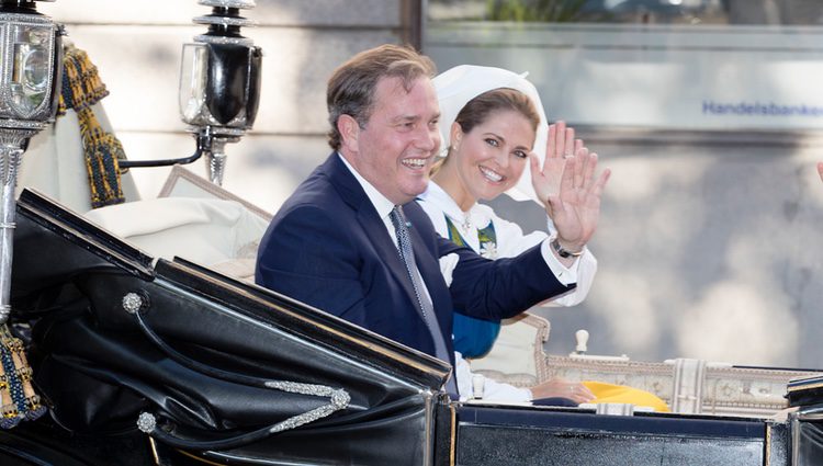 Magdalena de Suecia y Chris O'Neill en el Día Nacional de Suecia 2017