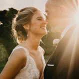 La romántica mirada entre Risto Mejide y Laura Escanes el día de su boda