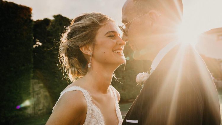 La romántica mirada entre Risto Mejide y Laura Escanes el día de su boda