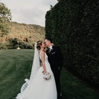 Risto Mejide y Laura escanes durante el día de su boda