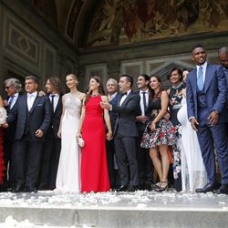 Muchos de los invitados a la boda de Víctor Valdés y Yolanda Cardona