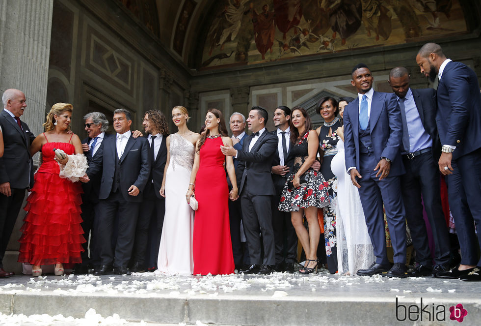 Muchos de los invitados a la boda de Víctor Valdés y Yolanda Cardona