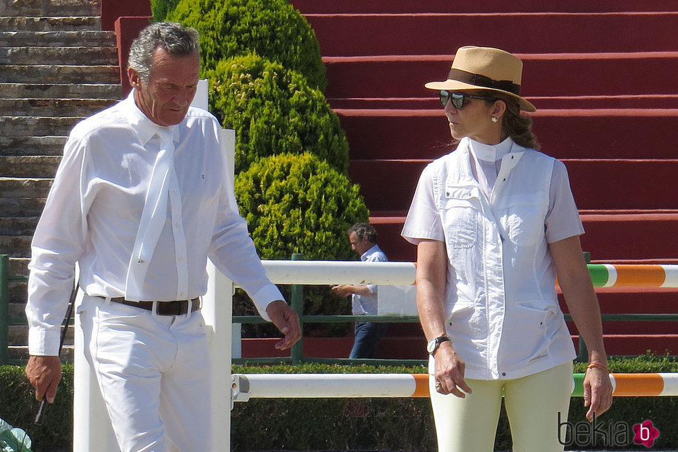 La Infanta Elena y Luis Astolfi en Estepona