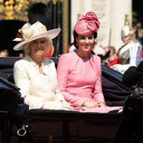 Kate Middleton y Camila Paker en la tradicional Trooping the Colour