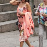 Paula Echevarría disfrutando del Corpus Christi de Candás