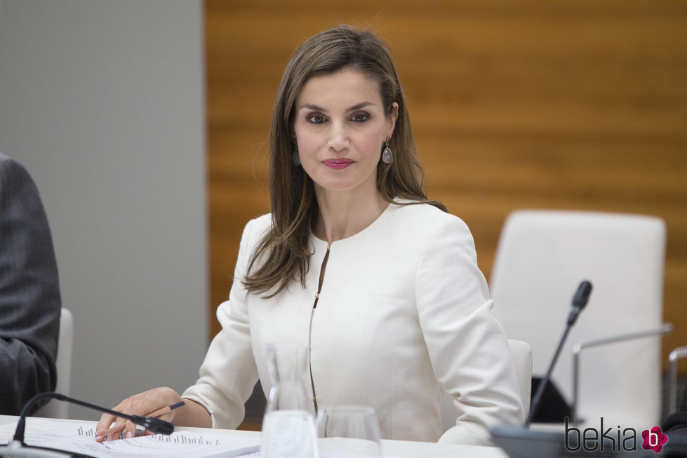 La Reina Letizia en el Museo del Prado celebrando 3 año de reinado