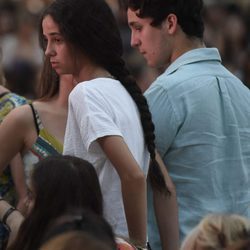 Froilán y Victoria de Marichalar en el concierto de Taburete en un evento de moda