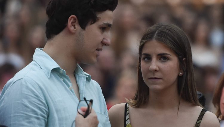 Froilán y Mar Torres-Fontes en el concierto de Taburete en un evento de moda