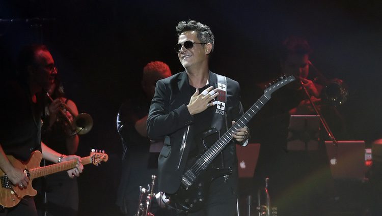 Alejandro Sanz durante su concierto 'Más es Más'