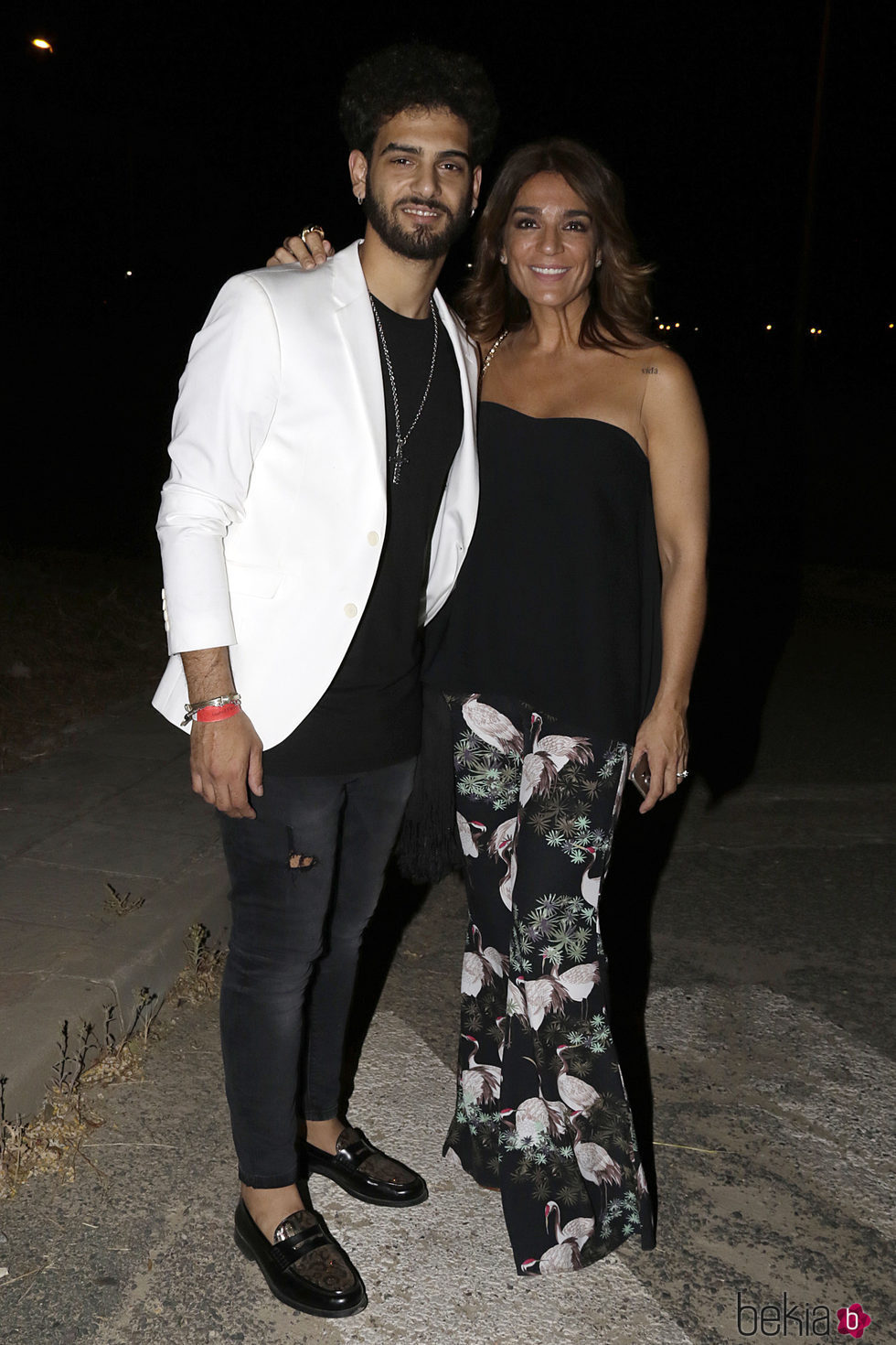 Raquel Bollo y Manuel Cortés en el concierto de Isabel Pantoja en Sevilla