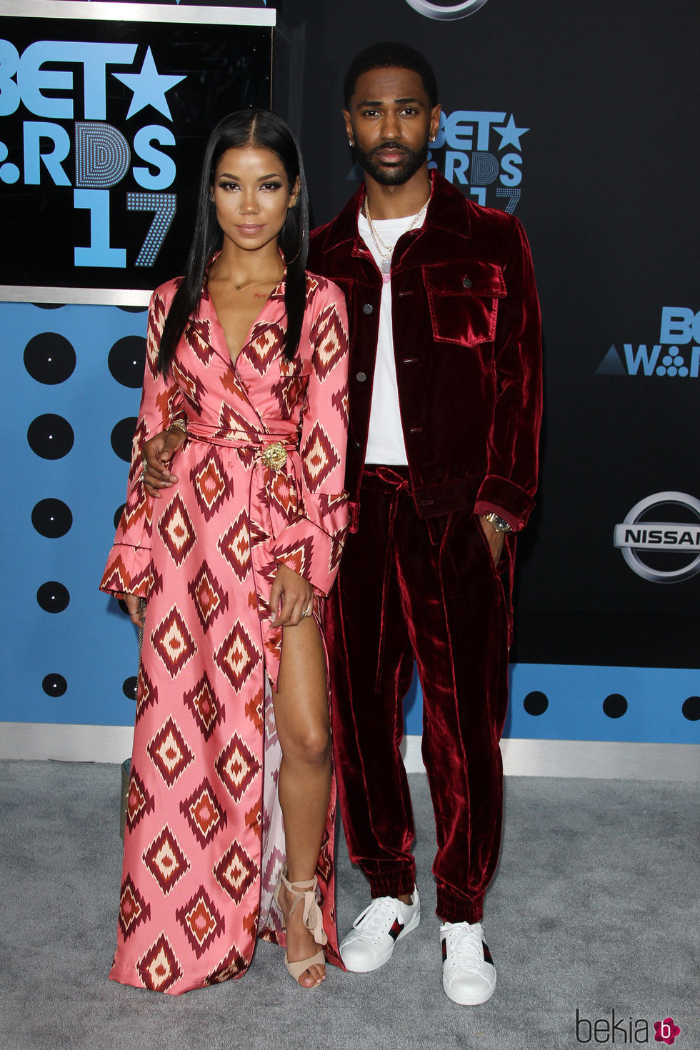 Big Sean y Jhene Aiko en los premios BET 2017