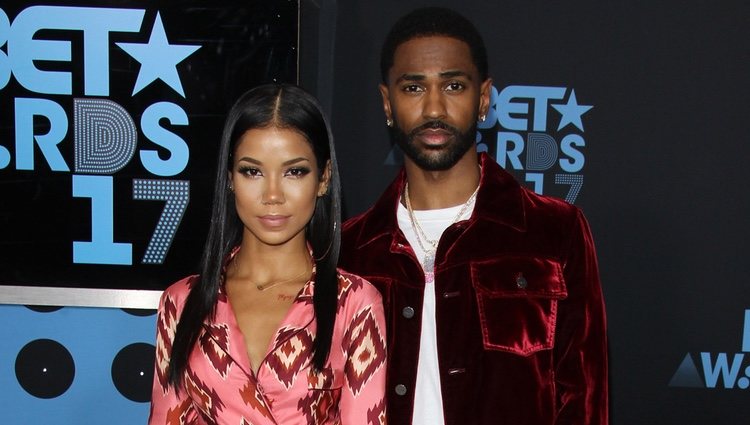 Big Sean y Jhene Aiko en los premios BET 2017