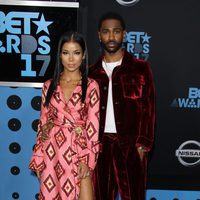 Big Sean y Jhene Aiko en los premios BET 2017