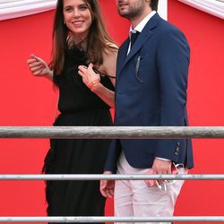 Carlota Casiraghi y Dimitri Rassam en el concurso de saltos de Mónaco 2017