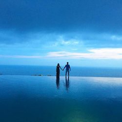 Melissa Jiménez y Marc Bartra durante su luna de miel en Bali