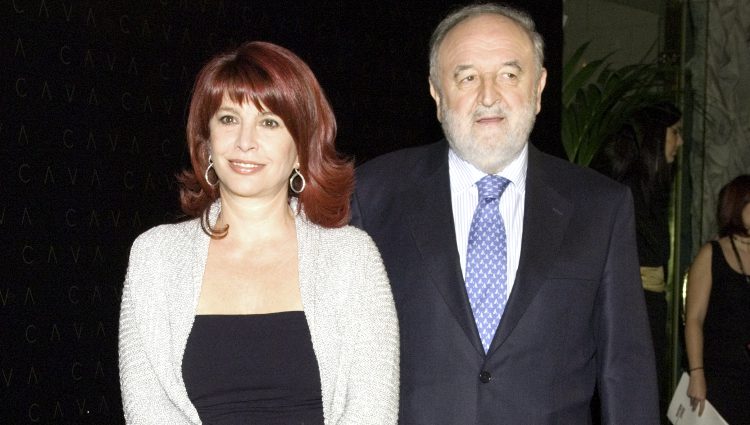 Cristina García Ramos con su marido Diego Carcedo