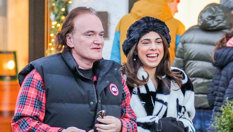 Quentin Tarantino de compras con su novia Daniella Pick