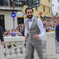 Ricky Rubio en la boda de Sergio Llul y Almudena Cánovas