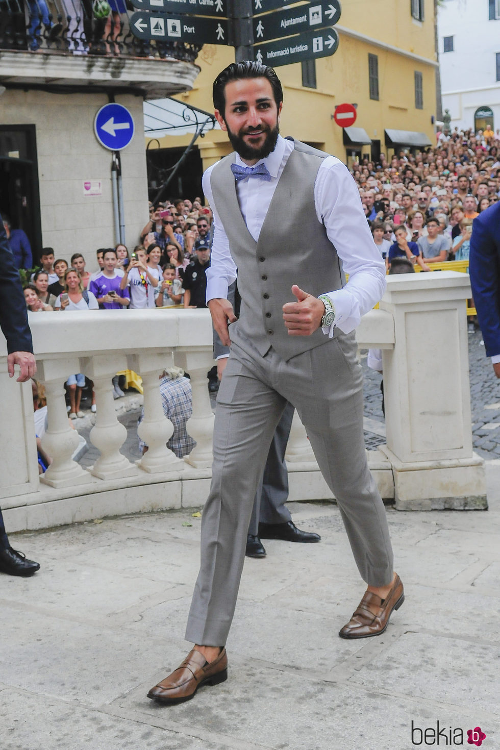 Ricky Rubio en la boda de Sergio Llul y Almudena Cánovas