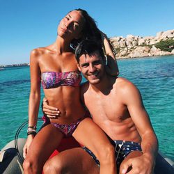 Álvaro Morata y Alice Campello surcando las aguas de Cerdeña